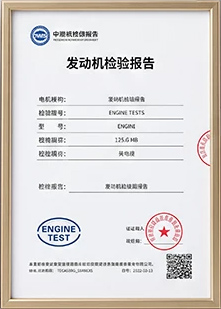 Engine Test Report