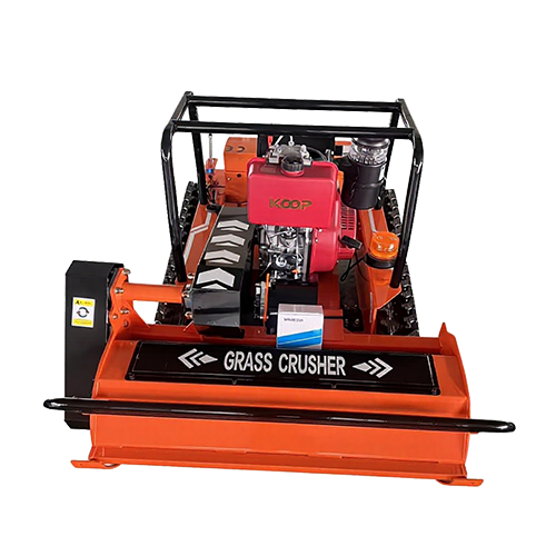 Heavy-duty flail cutting system for grass and weed management